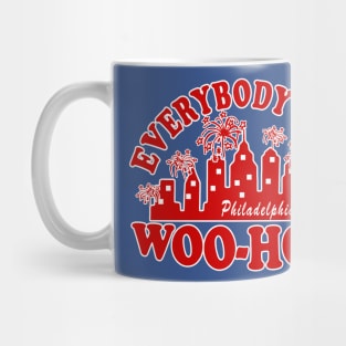 Philadelphia Baseball Everybody Hits Woo Hoo Mug